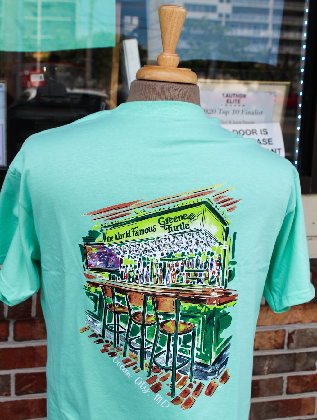 Watercolor Bar Tee The Original Greene Turtle Apparel