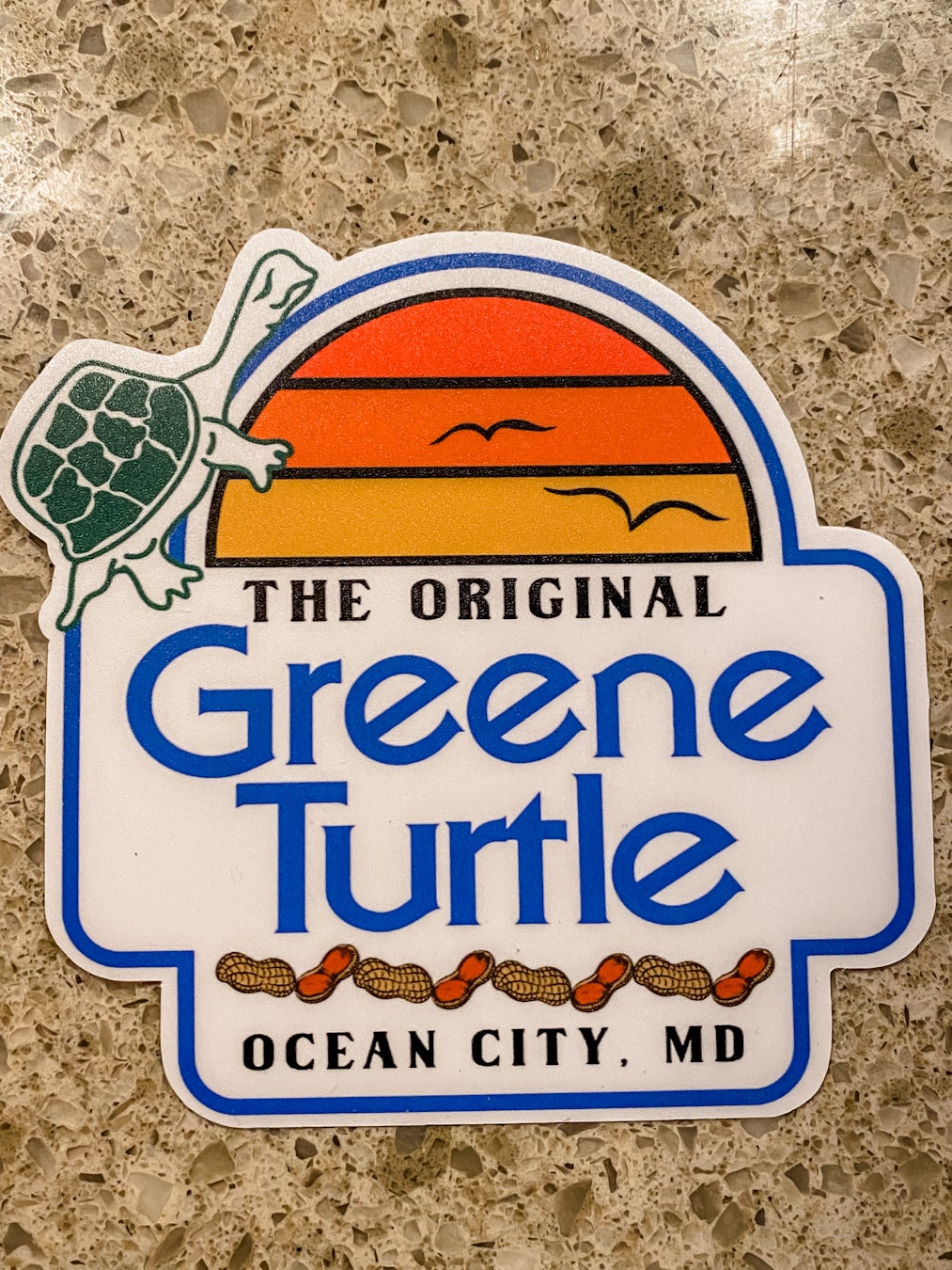 OC Sign Peanuts GT Sticker The Original Greene Turtle Apparel