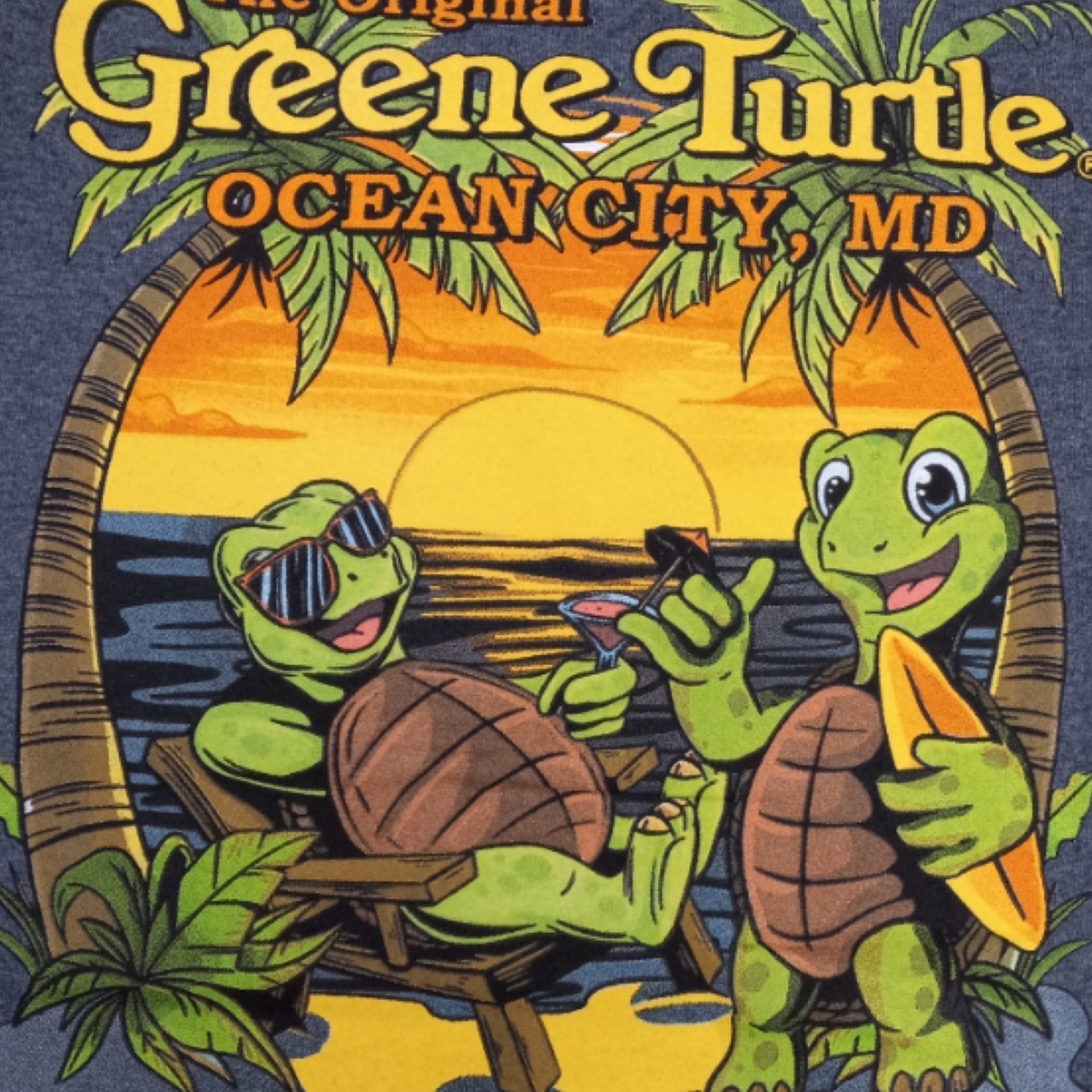 Beach Turtle Tee | The Original Greene Turtle Apparel
